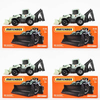 2022 Matchbox Power Grabs #29 MBX Backhoe GREEN | NATIONAL PARKS | 4-PACK LOT