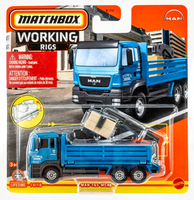 2024 Matchbox Working Rigs #14 MAN TGS MCab BLUE | TOM'S TRANSPORT | FSC