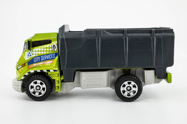 2019 Matchbox #34 Tilt 'n' Tip GREEN METALLIC | CITY SERVICES | MINT