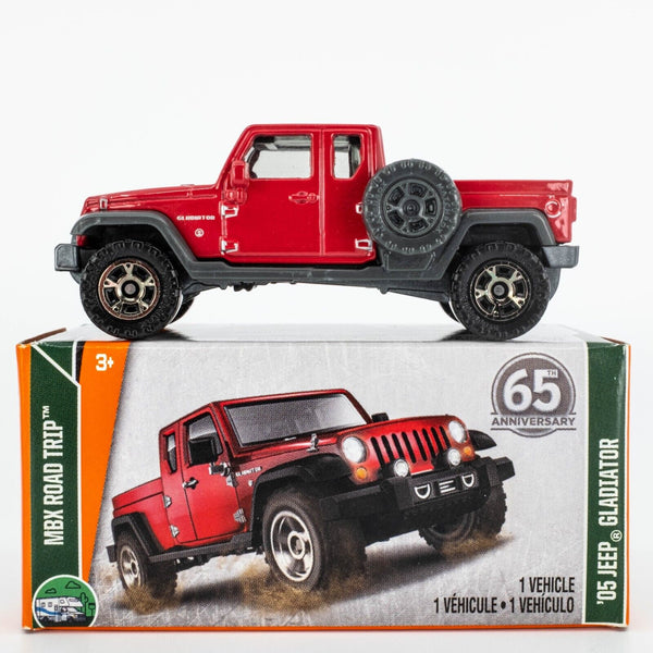 2018 Matchbox Power Grabs #106 '05 Jeep Gladiator FIRECRACKER RED | FSB