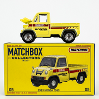 2022 Matchbox Collectors #05 1963 Honda T360 YELLOW | HONDA SERVICE | BOXED