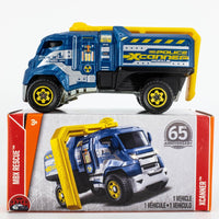 2018 Matchbox Power Grabs #36 Xcanner BLUE METALLIC | MBX POLICE | FSB