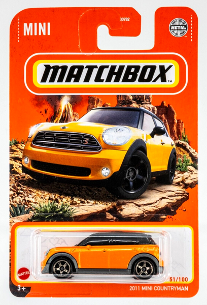 2021 Matchbox #51 2011 Mini Countryman VOLCANIC ORANGE | FSC