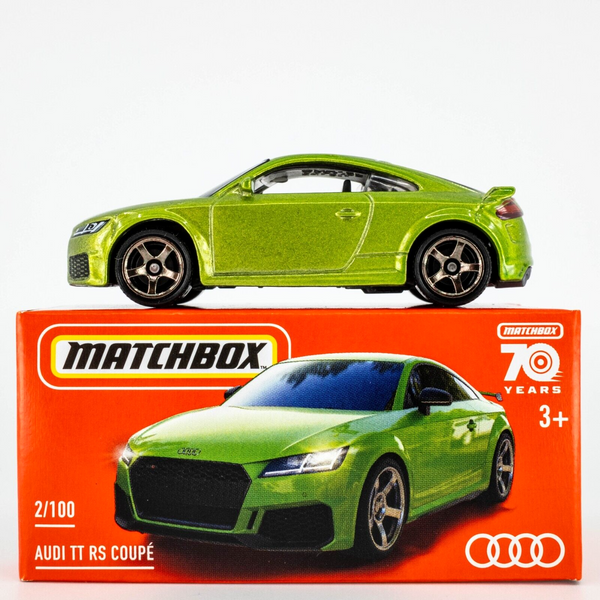 2023 Matchbox Power Grabs #2 Audi TT RS Coupe KYALAMI GREEN METALLIC | FSB