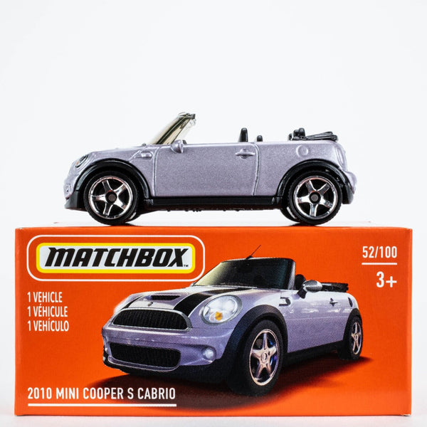 2021 Matchbox Power Grabs #52 2010 Mini Cooper S Cabrio PALE LAVENDER | FSC