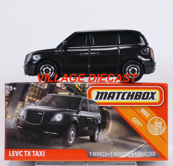 2020 Matchbox Power Grabs #6 LEVC TX Taxi BLACK METALLIC / MIB