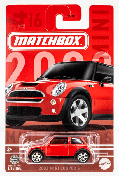 2024 Matchbox Mini Series #4 2003 Mini Cooper S CHILI RED | FSC