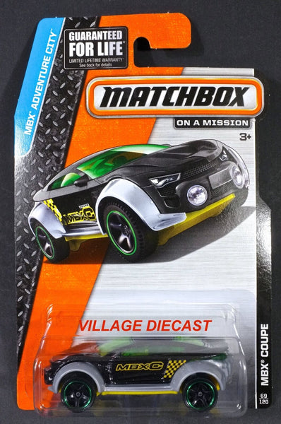 2014 Matchbox #69 MBX Coupe BLACK / GREY / MOC