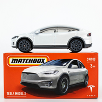 2022 Matchbox Power Grabs #59 Tesla Model X PEARL WHITE MULTI-COAT | FSB