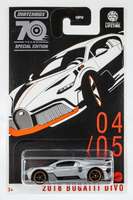 2023 Matchbox 70 Years SE #4 2018 Bugatti Divo SILVER METALLIC | FSC