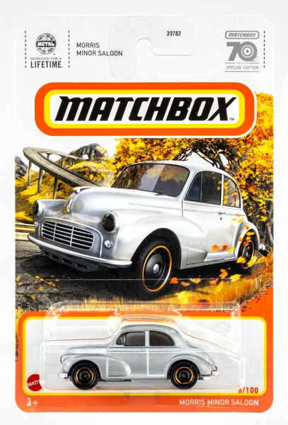 2023 Matchbox #5 Morris Minor Saloon SILVER | 70 YEARS SPECIAL EDITION | FSC