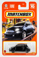 2023 Matchbox #16 2019 Fiat 500 Turbo BLACK | FSC