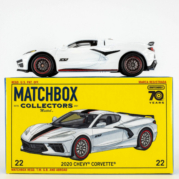 2023 Matchbox Collectors #22 2020 Chevy Corvette ARCTIC WHITE | BOXED