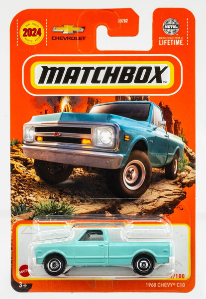 2024 Matchbox #19 1968 Chevy C10 TURQUOISE BLUE | FSC