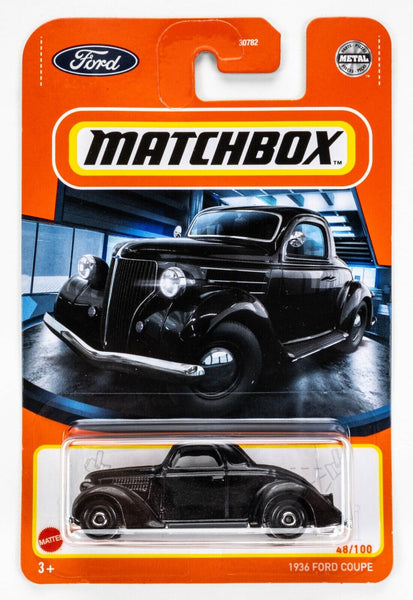 2022 Matchbox #48 1936 Ford Coupe BLACK METALLIC | FSB