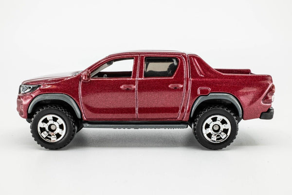 2021 Matchbox #13 Toyota Hilux Pickup RED MICA METALLIC | MINT