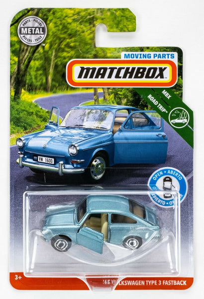 2019 Matchbox Moving Parts GBH30 '65 Volkswagen Type 3 Fastback BLUE | MOC