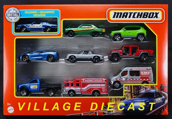 2021 Matchbox 9-Pack w/Exclusive '93 Mustang | Nissan Skyline with HARNESS | MIB