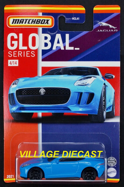 2021 Matchbox Global Series #4 '15 Jaguar F-Type Coupe ULTRA BLUE | MOC