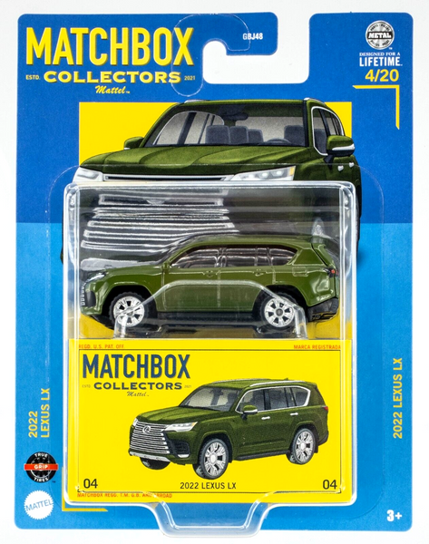 2024 Matchbox Collectors #4 2022 Lexus LX NORI GREEN | FSC