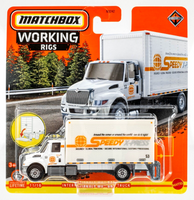 2024 Matchbox Working Rigs #11 International MV Box Truck WHITE | SPEEDY | FSC