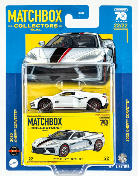 2023 Matchbox Collectors #22 2020 Chevy Corvette ARCTIC WHITE | FSC