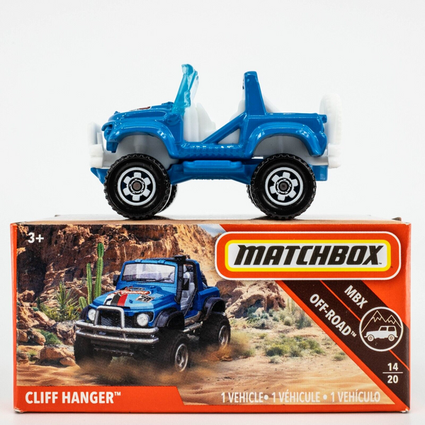 2019 Matchbox Power Grabs #69 Cliff Hanger BLUE | MBX OFFROAD 28 RACING | FSB