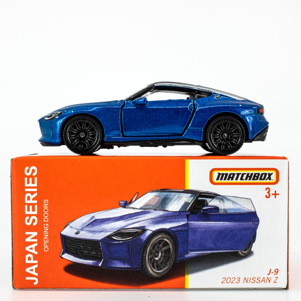 2023 Matchbox Japan Series J-9 2023 Nissan Z SEIRAN BLUE TRICOAT | BLACK | FSB