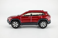 2015 Matchbox #82 2014 Jeep Cherokee Trailhawk DEEP CHERRY RED CRYSTAL | MINT