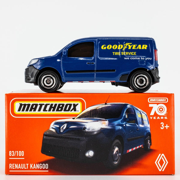 2023 Matchbox Power Grabs #83 Renault Kangoo DARK BLUE | GOODYEAR TIRE | FSB