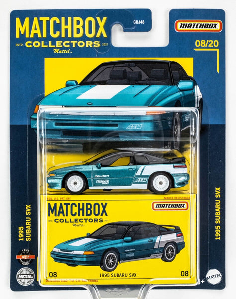 2022 Matchbox Collectors #08 1995 Subaru SVX AQUA BLUE METALLIC | FALKEN | FSC