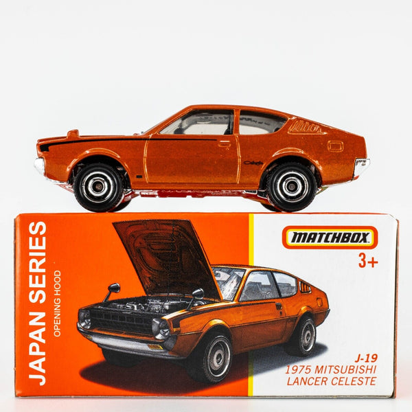 2023 Matchbox Japan Series J-19 Mitsubishi Lancer Celeste BURNT ORANGE | FSB