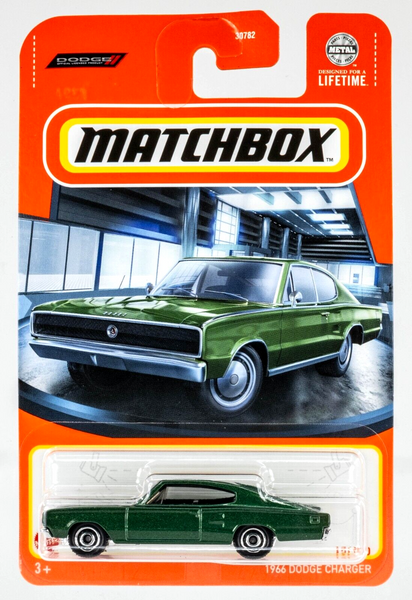 2024 Matchbox #13 1966 Dodge Charger DARK GREEN POLY | FSC