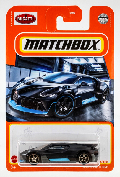 2021 Matchbox #39 Bugatti Divo MATTE BLACK | FSC