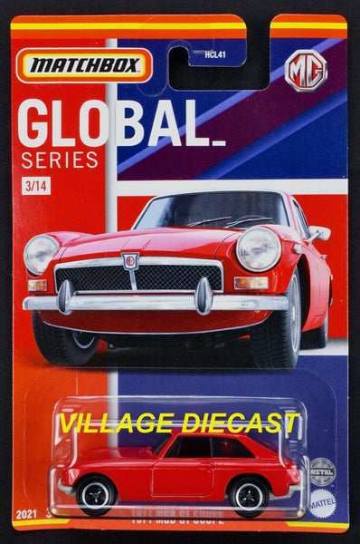 2021 Matchbox Global Series #3 1971 MGB GT Coupe FLAME RED | MOC