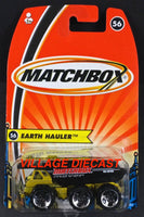 2005 Matchbox #56 Earth Hauler (3-Axle Dump Truck) LIME GOLD / INT'L CARD / MOC