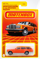 2020 Matchbox Target Retro #3 Mercedes-Benz S123 Station Wagon ORANGE | MOC