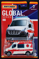 2021 Matchbox Global Series #13 Renault Master Ambulance WHITE | RUSSIA | MOC