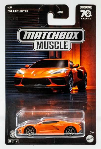 2023 Matchbox Muscle Series #2 2020 Corvette C8 SEBRING ORANGE TINTCOAT | FSC