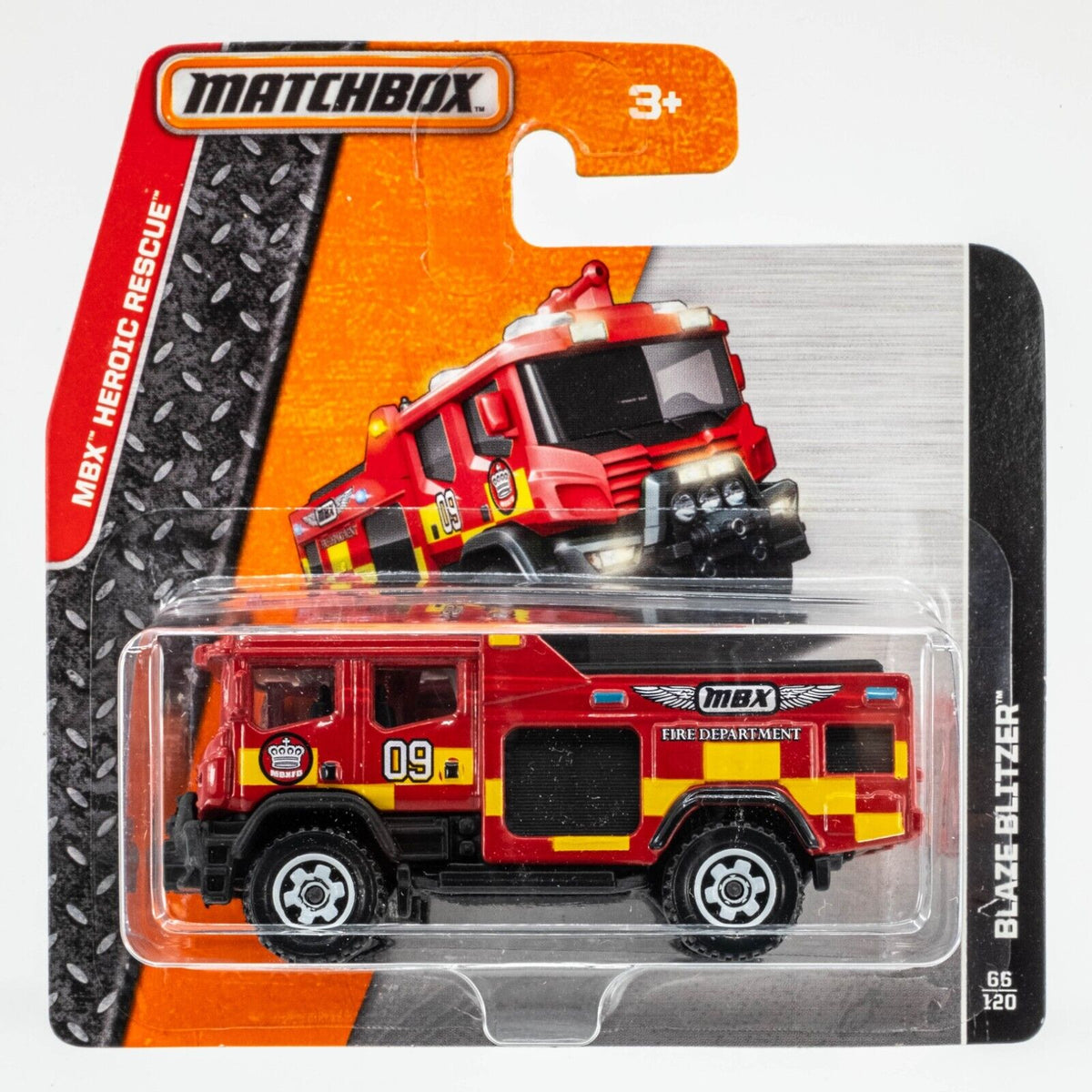 2015 Matchbox #66 Blazer Blitzer RED | MBX FIRE DEPARTMENT | SHORT CAR ...