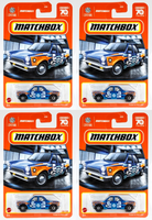 2023 Matchbox #53 Push 'N Puller BLUE METALLIC | 4-PACK LOT | FSC