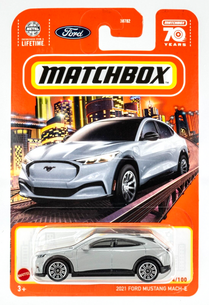 2023 Matchbox #44 2021 Ford Mustang Mach-E FIGHTER JET GREY | FSC