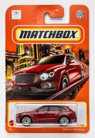 2022 Matchbox #82 Bentley Bentayga CANDY RED BY MULLINER / MOC
