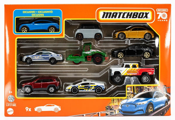 2023 Matchbox 9-Pack | Exclusive 2021 Ford Mustang Mach E | Jeep | Alfa Romeo