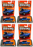 2024 Matchbox Moving Parts #4 GMC Hummer EV SUPERNOVA BLUE | 4-PACK LOT | FSC