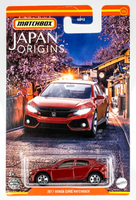 2022 Matchbox Japan Origins #7 2017 Honda Civic Hatchback RALLYE RED | FSC