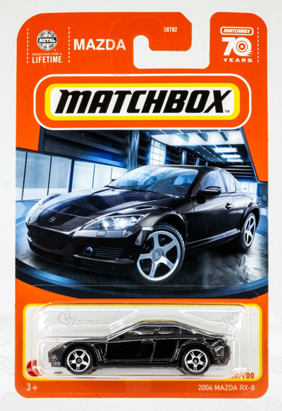 2023 Matchbox #49 2004 Mazda RX-8 JET BLACK MICA | FSC