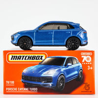 2023 Matchbox Power Grabs #78 Porsche Cayenne BISCAY BLUE METALLIC | FSB