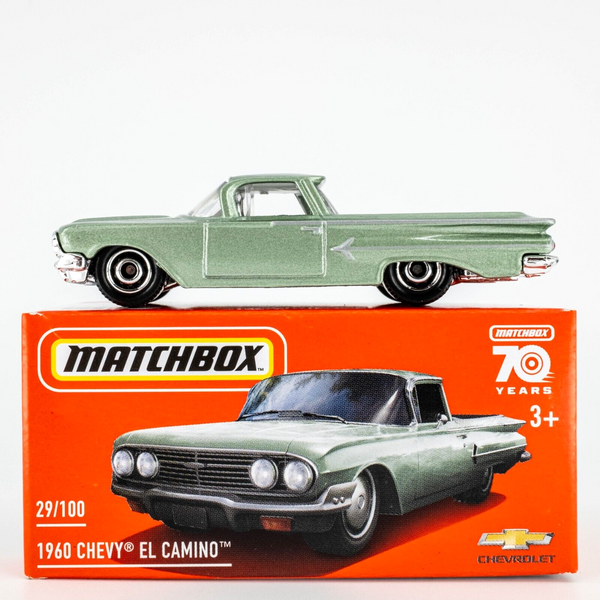 2023 Matchbox Power Grabs #29 1960 Chevy El Camino CASCADE GREEN | FSB