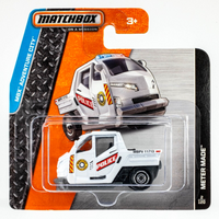 2015 Matchbox #2 Meter Made WHITE | MBX CITY POLICE DEPT. | SHORT CARD